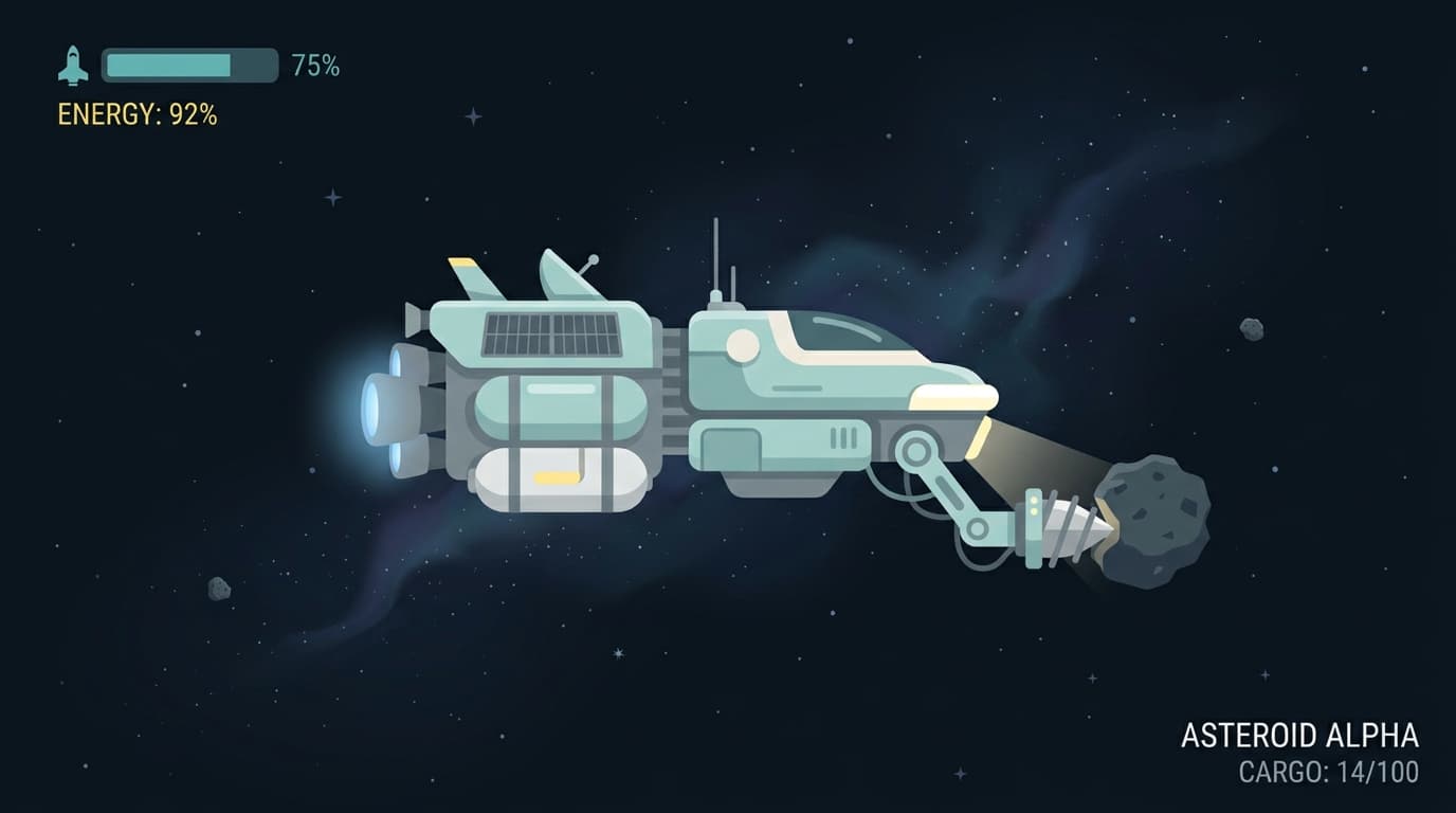 Space Miner 3D Game Cover